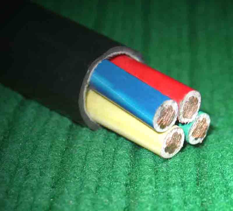 4×95銅塑鎧裝力纜